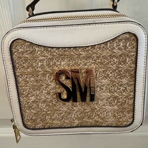Steve Madden Gold and Cream Mini Bag